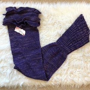 Mermaid tail blanket